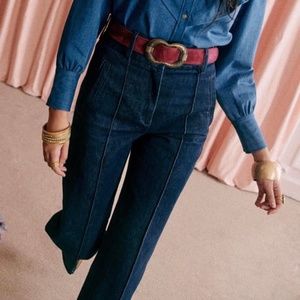 NWT Sezane Lukas Trousers Size 36/US 4